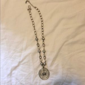 silpada silver swirl necklace